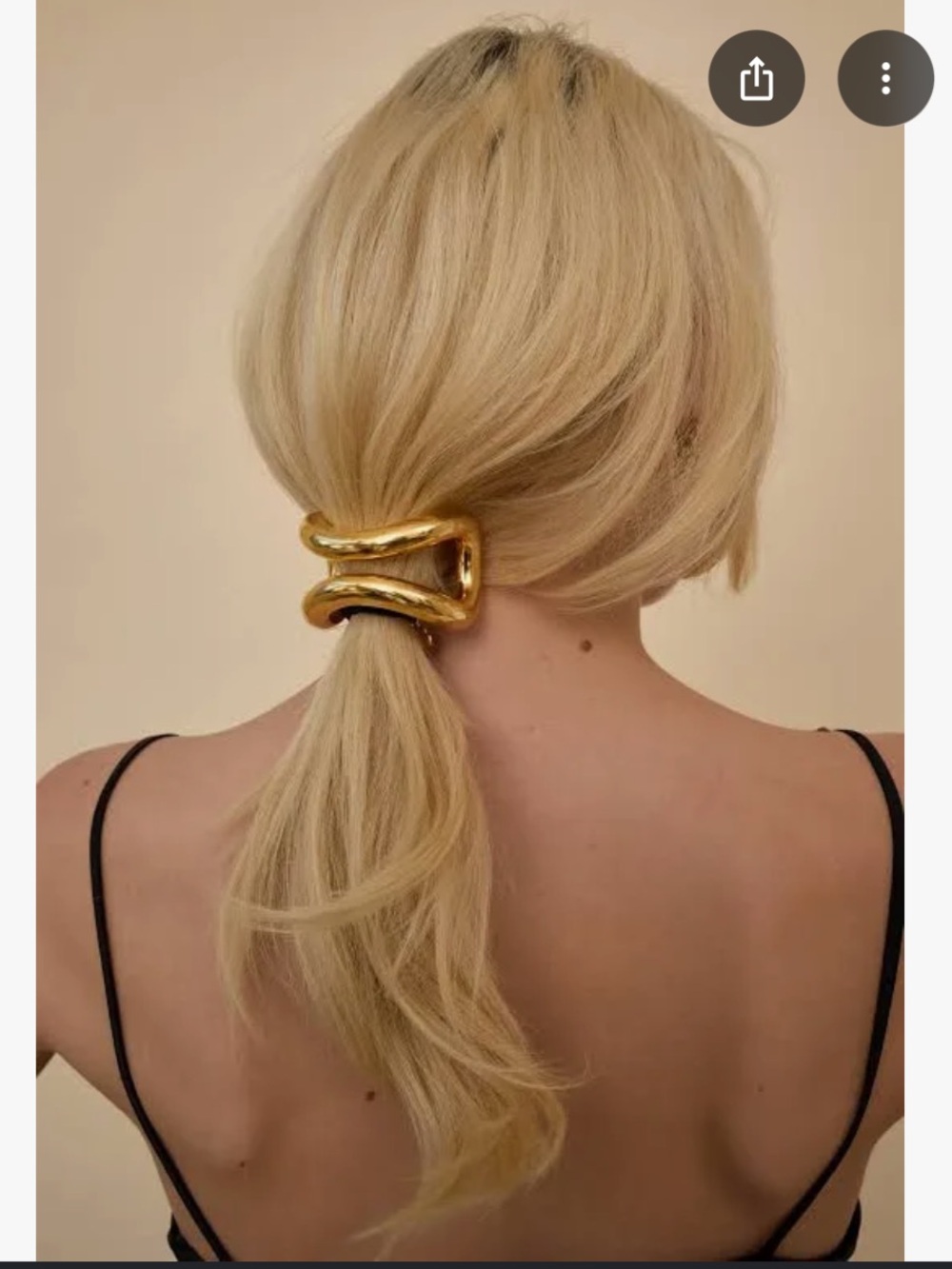 Lelet Glossy Void Arched Pony Cuff
